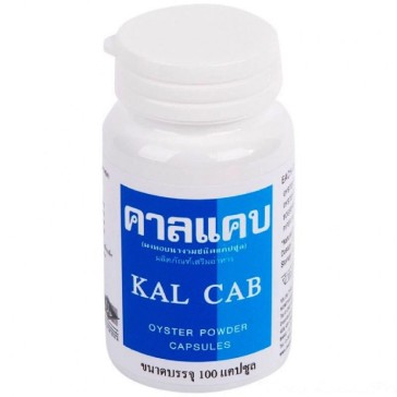 Устричный кальций Kal Cab, 100 капсул