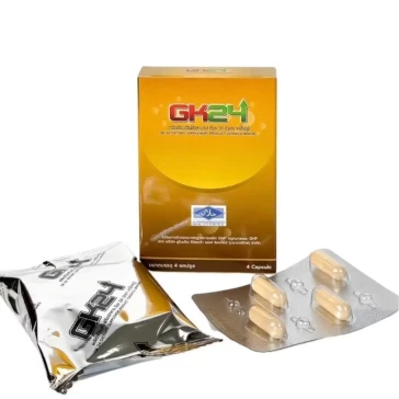 Растительные капсулы для повышения потенции, тайская виагра GK24 GREKKU, 4 капсулы