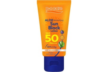 Гель-солнцезащитный блок Pocare Aloe Moisturizing Sun Block Aqua Gel SPF50+ PA+++ 45 ml — увлажняющая защита от солнца