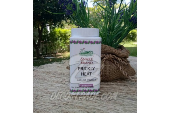 Охлаждающая тальк-пудра «Лаванда» от Snake Brand, Prickly Heat Cooling &amp;amp; Powder Lavender, 50 гр