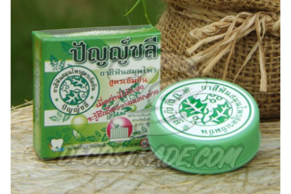 Зубная паста на тайских травах от Punchalee, Thai Herb Toothpaste, 25 гр