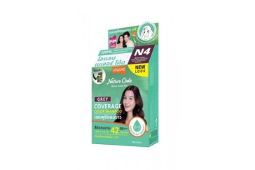 Оттеночный шампунь №4 «Коричневый махагон» от Lolane Nature, Code N4 Color Shampoo Light Mahogany Brown 1 Set, 30 мл