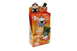 Хрустящие водоросли со вкусом копченого лосося от Taokaenoi Crispy Seaweed Big Sheet Smoked Salmon Flavour 3.5 x 12 шт