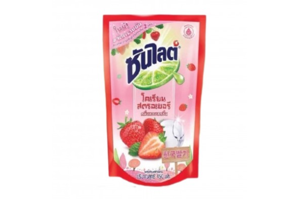 Жидкость для мытья посуды &amp;quot;Клубника&amp;quot; Sunlight Dish wash Strawberry 450 мл