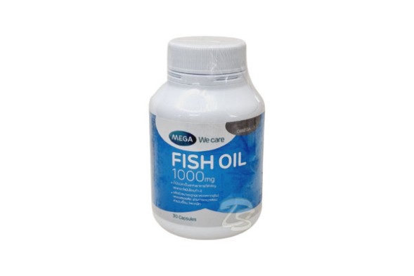 Омега‑3 для сердца, мозга и зрения MEGA We Care Fish Oil 1000 мг 30 капсул