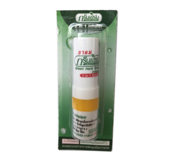 Миниатюрный ингалятор с эфирными маслами от Green herb, 2 мл