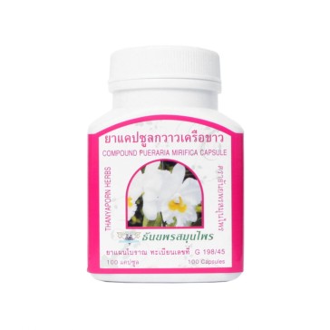 Капсулы для женского здоровья с Пуэрария Мирифика от Thanyaporn Herbs, Compound Pueraria Mirifica, 100 капсул