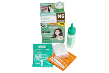 Оттеночный шампунь №6 «Золотой каштан» от Lolane Nature, Code N6 Color Shampoo Golden Brown 1 Set, 30 мл