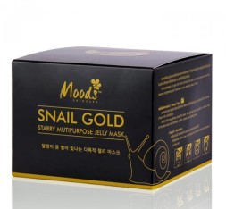Гидрогелевые патчи для глаз с улиткой и золотом от Belov, Moods Snail Gold Starry Mutipurpose Jelly Mask, 60 патчей