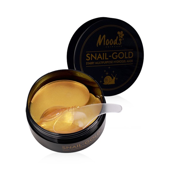 Гидрогелевые патчи для глаз с улиткой и золотом от Belov, Moods Snail Gold Starry Mutipurpose Jelly Mask, 60 патчей