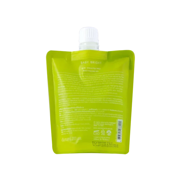 Пилинг-гель для тела с алоэ вера и чайным деревом Baby Bright Aloe Vera&amp;amp;Tea Tree Body Peeling Gel 200 ml.