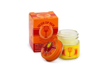 Тайский бальзам Golden Cup Balm 22 г — согревающий бальзам-воск с камфорой и ментолом