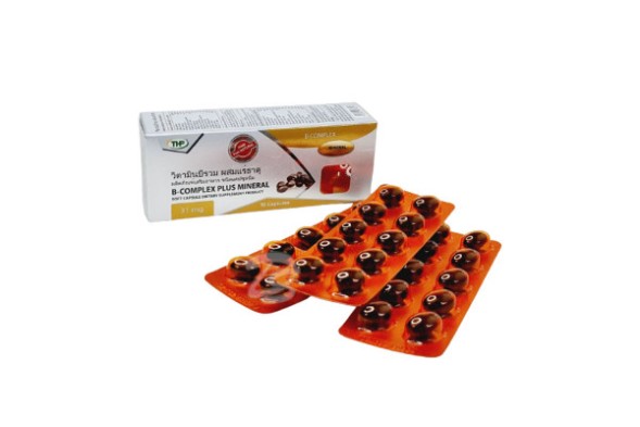 Комплекс витаминов группы В с минералами от THP B-Complex Plus Mineral 31mg 30 капсул