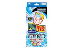 (УПАКОВКА 6 ШТ) Гелевый пластырь  от температуры с усиленным охлаждающим эффектом для взрослых от Koolfever for Adults Extra Cool 6 Sheets