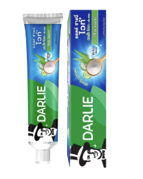 Зубная паста Darlie All Shiny White с пищевой содой, алоэ вера и огурцом, 140 г.