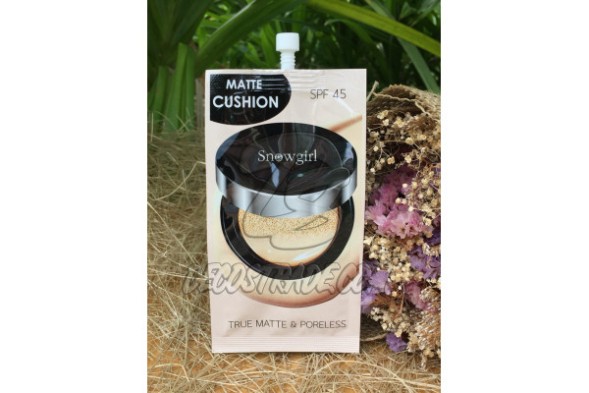 Матирующая пудра-кушон с защитой от солнца SPF45 от Snowgirl, Matte - Cushion To Powder SPF45, 9 гр