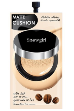 Матирующая пудра-кушон с защитой от солнца SPF45 от Snowgirl, Matte - Cushion To Powder SPF45, 9 гр