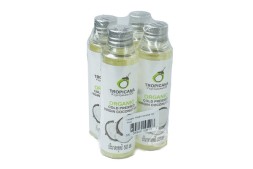 Натуральное 100% кокосовое масло холодного отжима от Tropicana Oil 50 мл, Natural Coconut Oil 100% (4 бутылки)