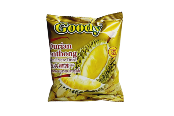 Сушеный Дуриан по технорогии freezee dry от Goody Crispy Durian Monthong 30g