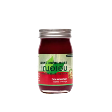 Красный тайский бальзам с экстрактом альпинии  галанга от Cher-Aim Brand, Red Balm, 65 гр