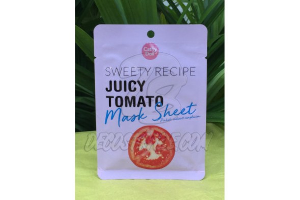 Осветляющая тканевая маска с Томатом от Cathy Doll, «Sweety Recipe» Juicy Tomato Mask Sheet, 25 гр