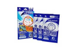 Жаропонижающий пластырь для детей от KOOLFEVER Cooling Gel Sheet for Children, упаковка 6 шт