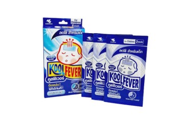 Жаропонижающий пластырь для детей от KOOLFEVER Cooling Gel Sheet for Children, упаковка 6 шт