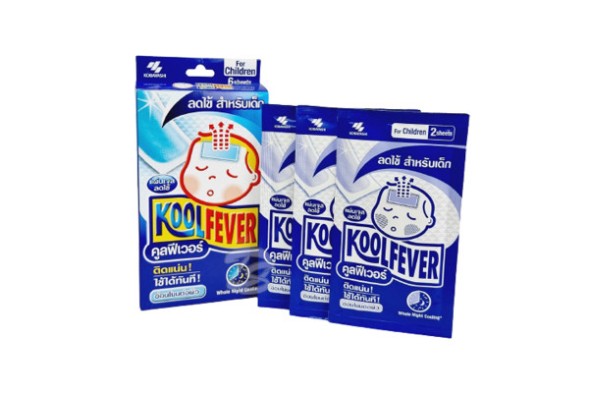 Жаропонижающий пластырь для детей от KOOLFEVER Cooling Gel Sheet for Children, упаковка 6 шт