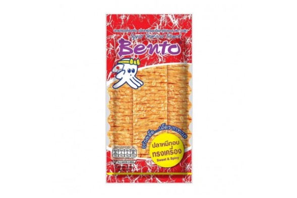 Сушёная закуска Кальмар Bento Sweet and Spicy &amp;quot;Острый и Сладкий&amp;quot; 18 гр