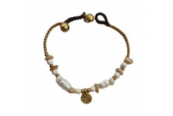 Браслет ручной работы с круглой подвеской #3 Handmade Bracelet with Lucky Stone Style #3