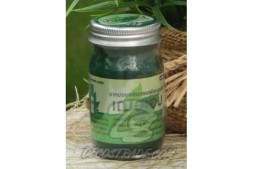 Зеленый тайский бальзам с клинакантусом от Cher-Aim Brand, Clinacanthus nutans (Burm.f.), 65 гр