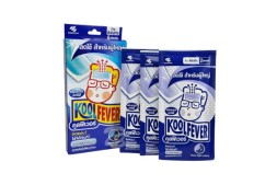 (УПАКОВКА 6 ШТ) Жаропонижающий пластырь для взрослых от KOOLFEVER Cooling Gel Sheet for Adult, 6 Sheets