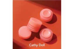 Ночная маска для восстановления и увлажнения губ со вкусом персика Cathy Doll 2% Hyaluron Lip Mask 4.5 гр