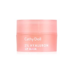 Ночная маска для восстановления и увлажнения губ со вкусом персика Cathy Doll 2% Hyaluron Lip Mask 4.5 гр