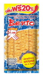 Сушёная закуска Кальмар Bento Hot and Spicy &amp;quot;Обжигающе Острый&amp;quot; 22 гр