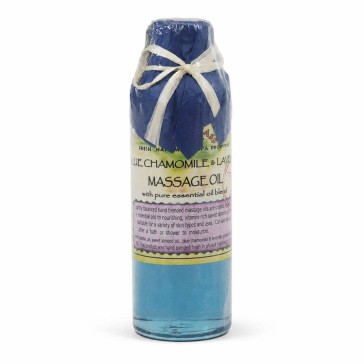 Lemongrass House Blue Chamomile &amp; Lavender Massage Oil, 120 ml