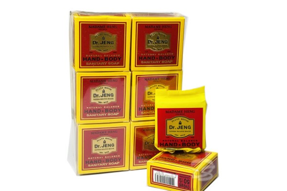 (УПАКОВКА 6 ШТ) Натуральное мыло Madame Heng Dr.Jeng Hand and Body Sanitary Soap 50g