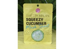 Увлажняющая тканевая маска с Огурцом от Cathy Doll, «Sweety Recipe» Squeezy Cucucmber Mask Sheet, 25 гр