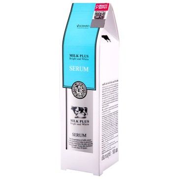Осветляющая молочная сыворотка для лица Scentio Milk Plus Bright and White Serum, 100 мл