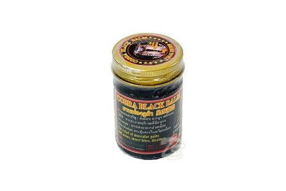 Тайский черный бальзам с ядом кобры, Cobra Black Balm Original, 50 гр