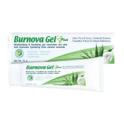 Успокаивающий гель с Алоэ Вера от ожогов и акне от Burnova Gel Plus 70 гр