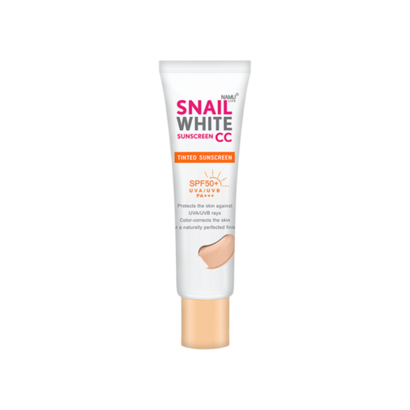 Солнцезащитный CC-крем SPF 50+ PA+++ антивозрастной Snail White 30 гр