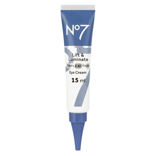 Подтягивающий и сияющий крем для кожи вокруг глаз No 7 Lift and Luminate Triple Action Eye Cream 15 мл