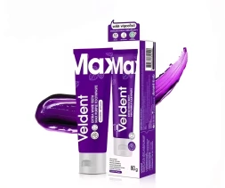 Отбеливающая фиолетовая зубная паста Veldent Extra White Max Purple 80 гр