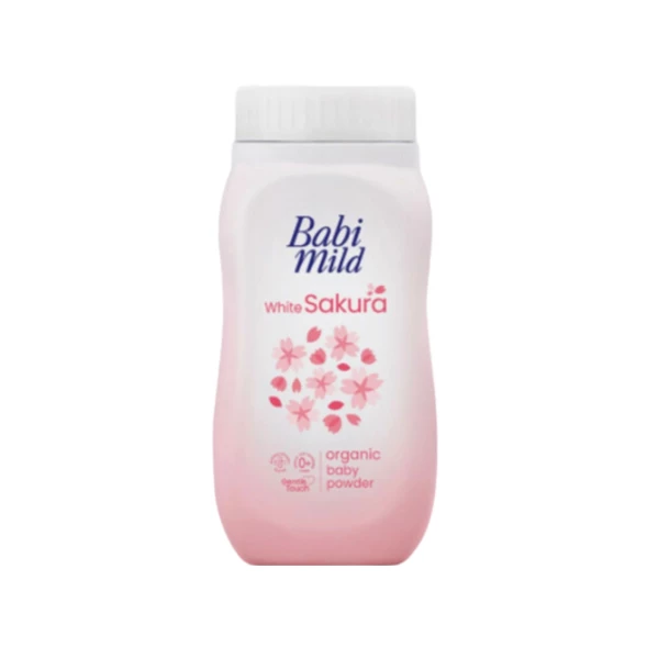 Детская присыпка с экстрактом белой сакуры Babi Mild 45 гр