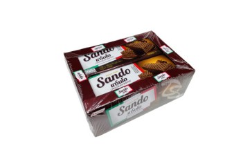 Нежные хрустящие вафли со вкусом шоколада от Sando Chocolate Wafers 3.5 гр x 12 шт