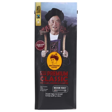 Тайский зерновой кофе премиум-класса сорта &amp;quot;арабика&amp;quot; от Doi Chaang  Coffee Whole Bean Premium Classic Arabica Coffee 250 гр