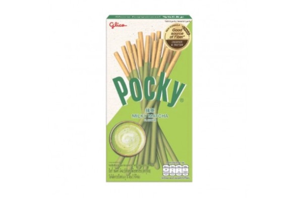 Печенье - палочки покки со вкусом Сливочный Матча Pocky Glico 35гр