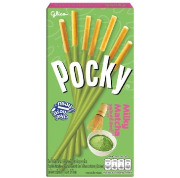 Печенье - палочки покки со вкусом Сливочный Матча Pocky Glico 35гр