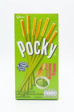 Печенье - палочки покки со вкусом Сливочный Матча Pocky Glico 35гр
